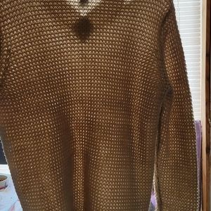 Hooked Up by IOT beige sweater